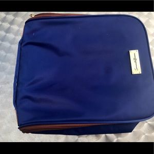 Samantha Brown large cobalt hanging toiletry bag